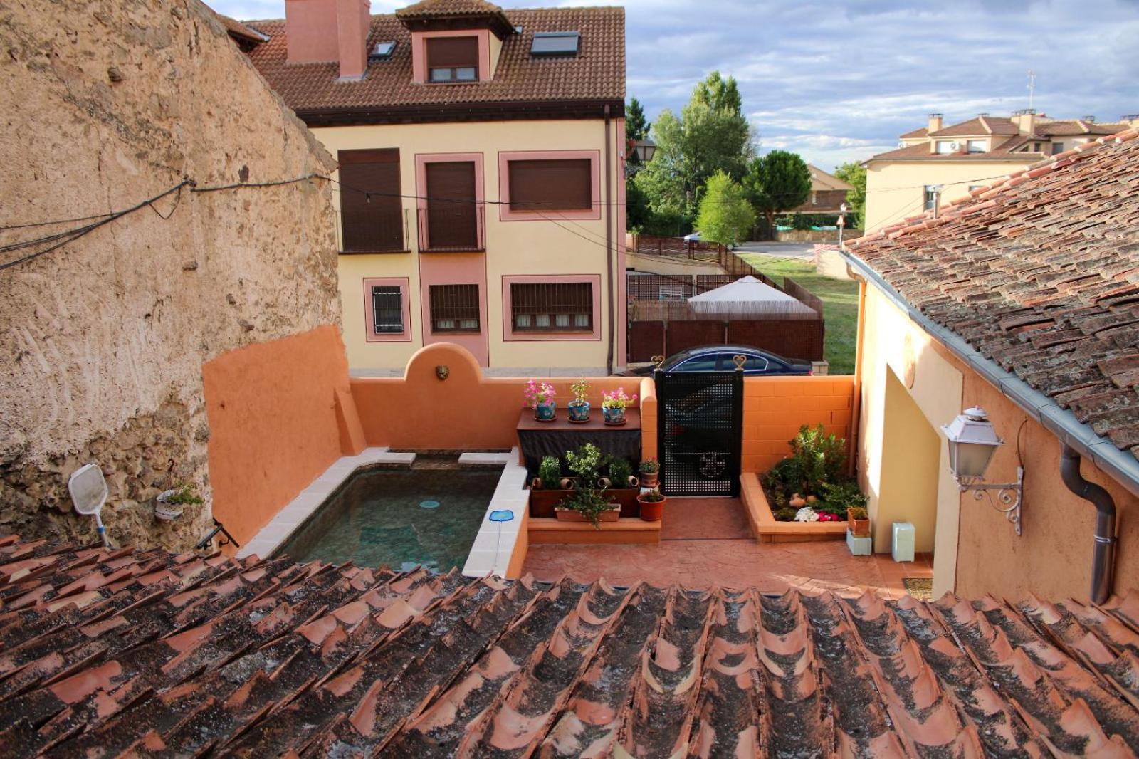 Casa Rural El Horno De La Aldegueela Torrecaballeros Exteriér fotografie